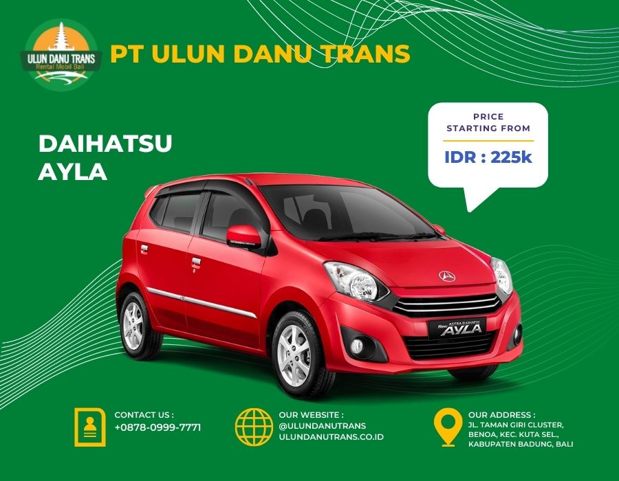 Sewa Daihatsu Ayla Bali
