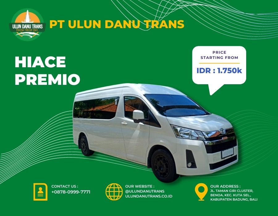 Sewa Hiace Premio Bali