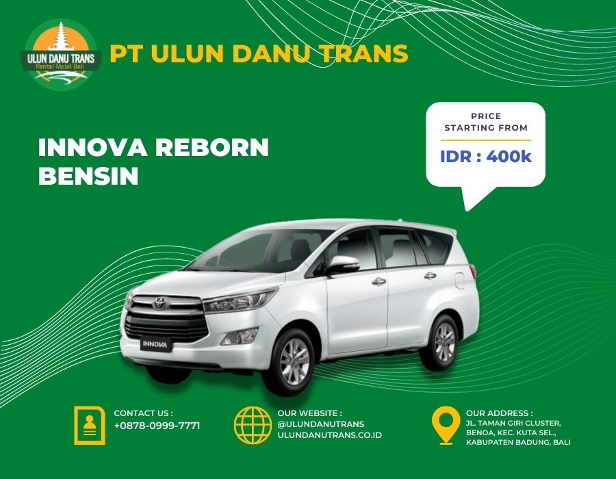 Sewa Innova Reborn Bensin Bali