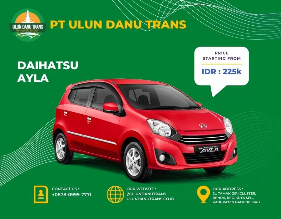 Sewa Daihatsu Ayla Bali