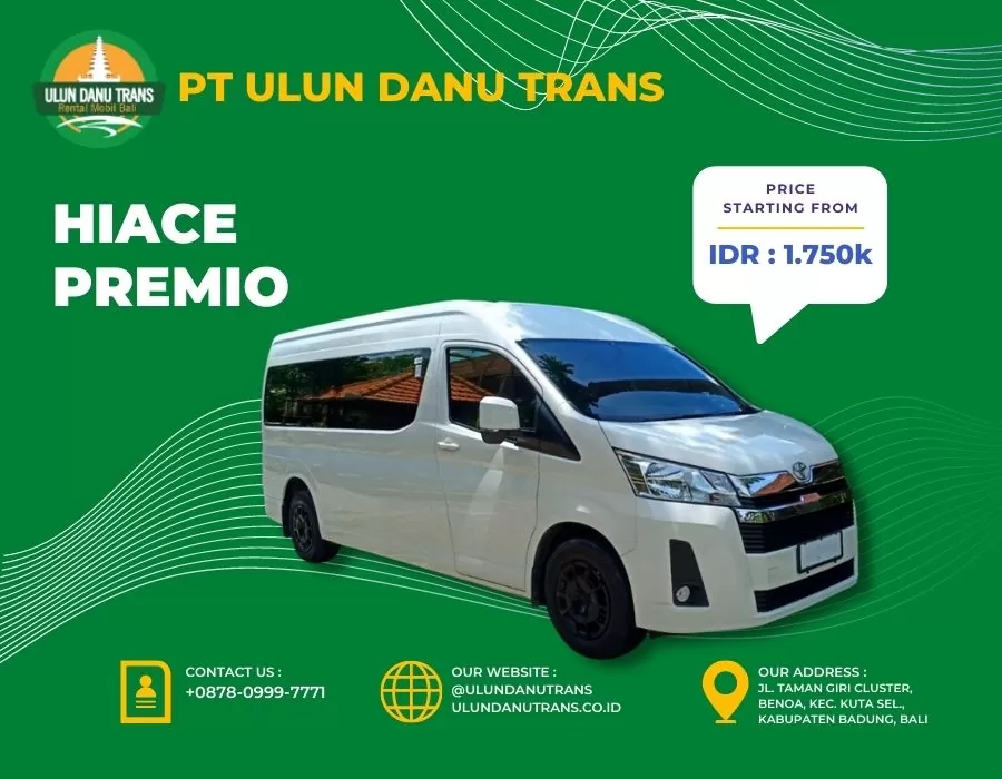 Sewa Hiace Premio Bali