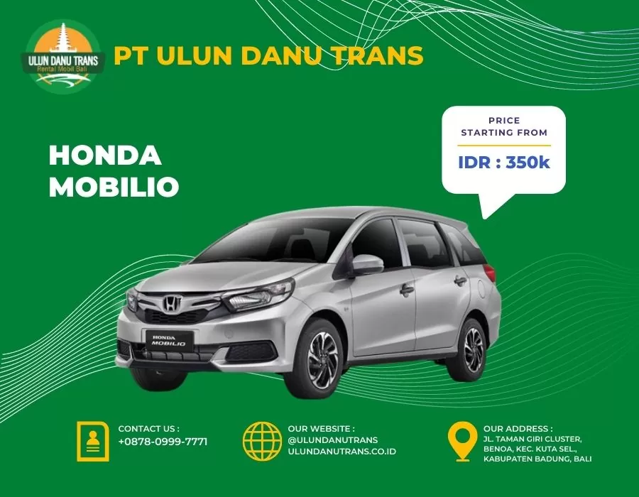 Sewa Honda Mobilio Bali