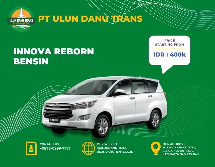 Sewa Innova Reborn Bensin Bali